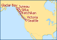 Visualizza l'itinerario della Crociera Explorando Glaciar Bay II