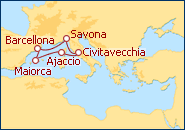 Visualizza l'itinerario della Crociera Isole delle Perle IV