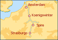 Visualizza l'itinerario della Crociera Da Amsterdam a Strasburgo