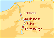 Visualizza l'itinerario della Crociera La Valle del Reno
