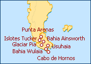 Visualizza l'itinerario della Crociera Punta Arenas - Ushuaia