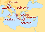 Visualizza l'itinerario della Crociera Rondo Veneziano 2012