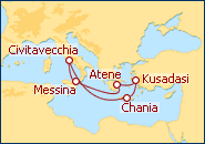Visualizza l'itinerario della Crociera Grecia e Turchia II