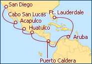 Visualizza l'itinerario della Crociera Esploratore del Canale di Panama
