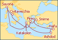Visualizza l'itinerario della Crociera Ritorno in Terra Santa 