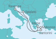 Itinerario della crociera Grecia, Croazia - Royal Caribbean