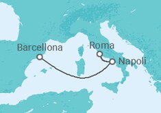 Itinerario della crociera Italia - Royal Caribbean