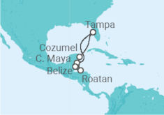 Itinerario della crociera Belize, Honduras, Messico - Royal Caribbean