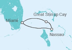 Itinerario della crociera Bahamas - NCL Norwegian Cruise Line