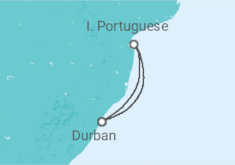 Itinerario della crociera Sudafrica - MSC Crociere