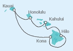 Itinerario della crociera Hawaii - NCL Norwegian Cruise Line