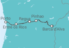 Itinerario della crociera Portogallo - AmaWaterways
