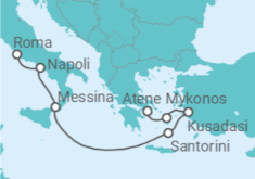 Itinerario della crociera Italia, Grecia, Turchia - Royal Caribbean