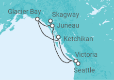 Itinerario della crociera Alaska - Princess Cruises