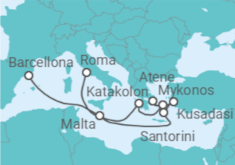 Itinerario della crociera Grecia, Turchia, Malta - Celebrity Cruises
