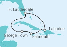 Itinerario della crociera Isole Cayman, Giamaica - Royal Caribbean