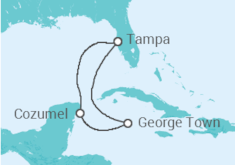 Itinerario della crociera Isole Cayman, Messico - Royal Caribbean