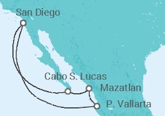 Itinerario della crociera Messico - Holland America Line