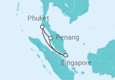 Itinerario della crociera Malesia, Thailandia - Royal Caribbean