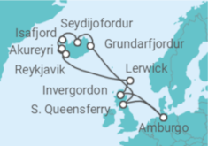Itinerario della crociera Islanda al completo - Costa Crociere