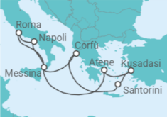 Itinerario della crociera Grecia, Turchia, Italia - Princess Cruises
