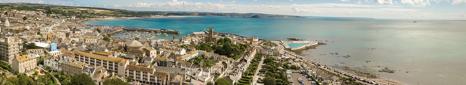 La tua vacanza **Penzance** inizia qui