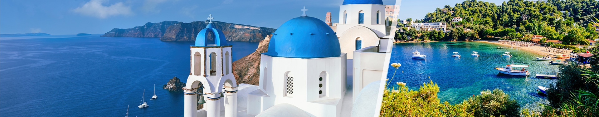 Santorini e Sciato in aereo