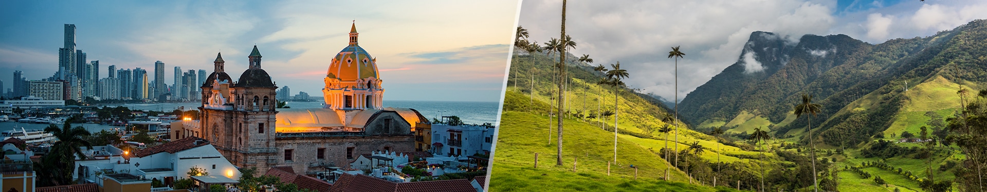 Medellín, Pereira, Asse del Caffè e Cartagena de Indias