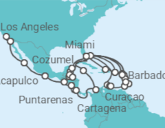 Itinerario della crociera Giro del Mondo - Oceania Cruises