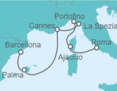 Itinerario della crociera Francia, Italia, Spagna - Celebrity Cruises
