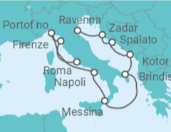 Itinerario della crociera Italia, Montenegro, Croazia - Celebrity Cruises