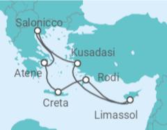 Itinerario della crociera Grecia, Turchia, Cipro - Celebrity Cruises