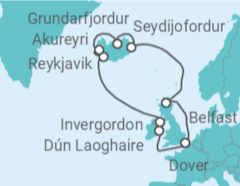 Itinerario della crociera Islanda, Regno Unito - Carnival Cruise Line
