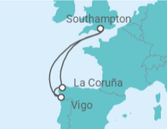 Itinerario della crociera Spagna - Disney Cruise Line