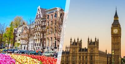 Londra ed Amsterdam in aereo Londra ed Amsterdam in aereo