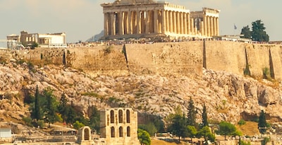 Atene, Peloponneso e Santorini