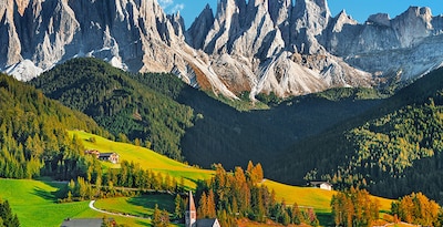 Percorso attraverso le Dolomiti e il Tirolo italiano