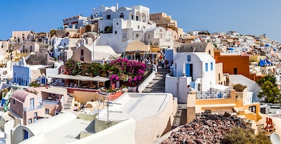 Atene, Mykonos e Santorini in aereo e con auto a noleggio Atene, Mykonos e Santorini in aereo e con auto a noleggio