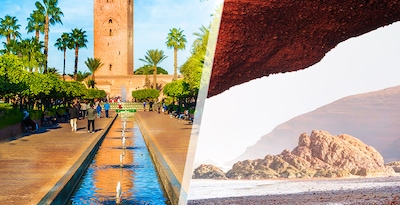 Marrakech e la spiaggia di Agadir Marrakech e la spiaggia di Agadir
