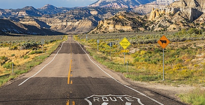 Route 66, da Chicago a Los Angeles e New York. Route 66, da Chicago a Los Angeles e New York.
