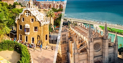 Barcellona e Maiorca con trasferimenti e con auto a noleggio Barcellona e Maiorca con trasferimenti e con auto a noleggio