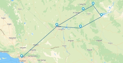 Los Angeles, Las Vegas e i Deserti dell’Ovest Los Angeles, Las Vegas e i Deserti dell’Ovest