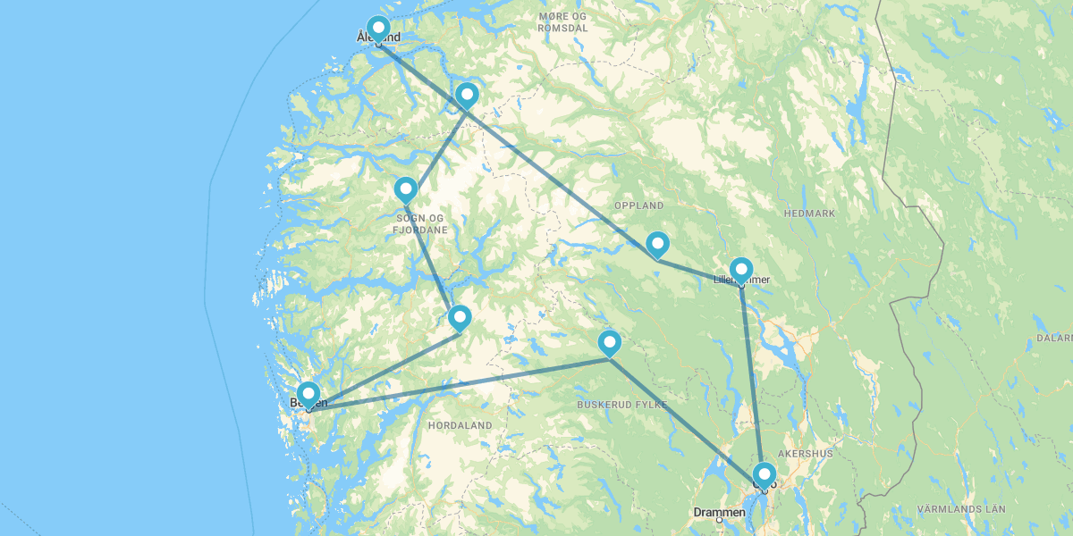 Oslo, Fiordi e Ghiacciai