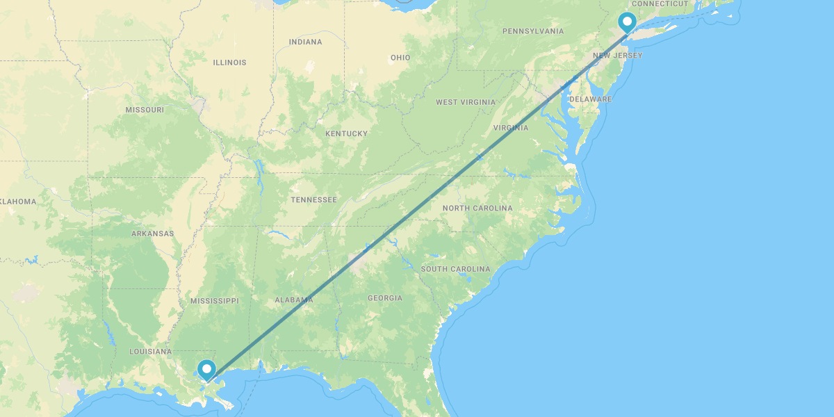 New York e New Orleans