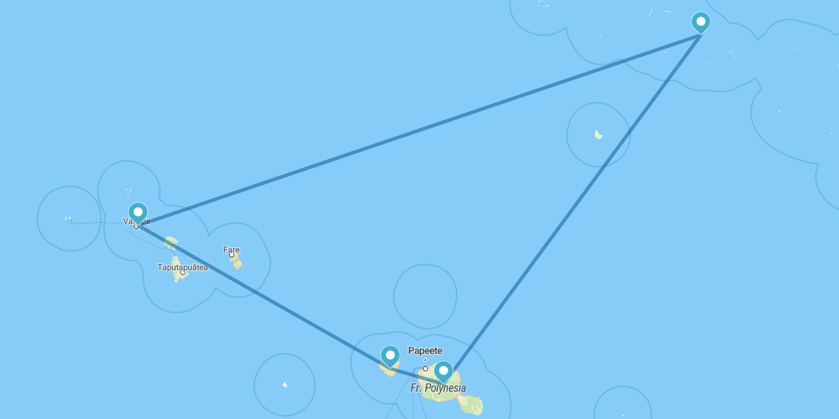 Tahiti, Moorea, Bora Bora e Rangiroa