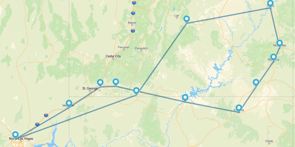 Percorso attraverso gli Spiriti Indiani