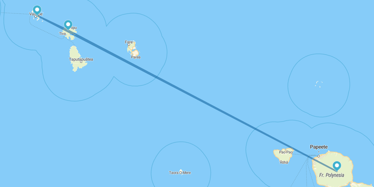 Tahiti, Bora Bora e Tahaa