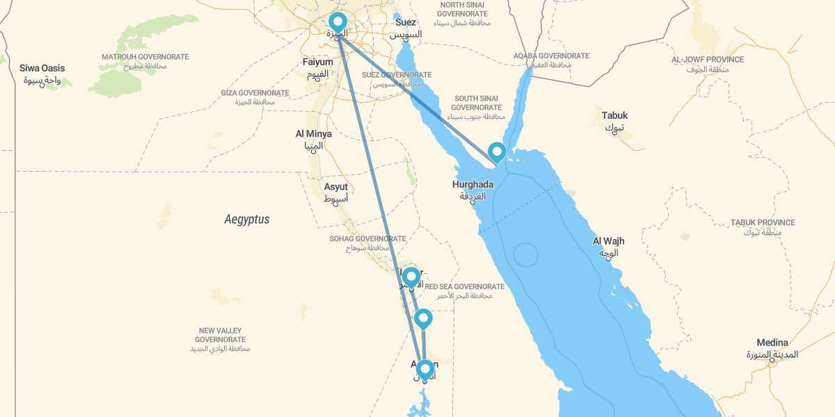 Il Cairo, Crociera 4 notti e Sharm El Sheikh