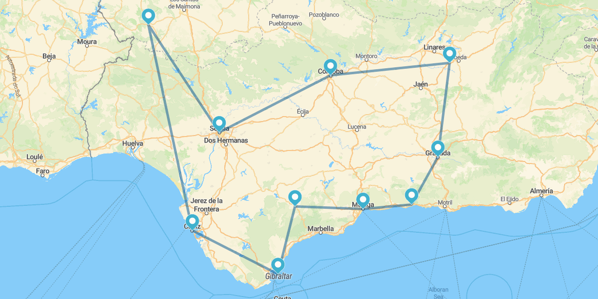 Speciale Capodanno Andalusia, da Malaga a Siviglia