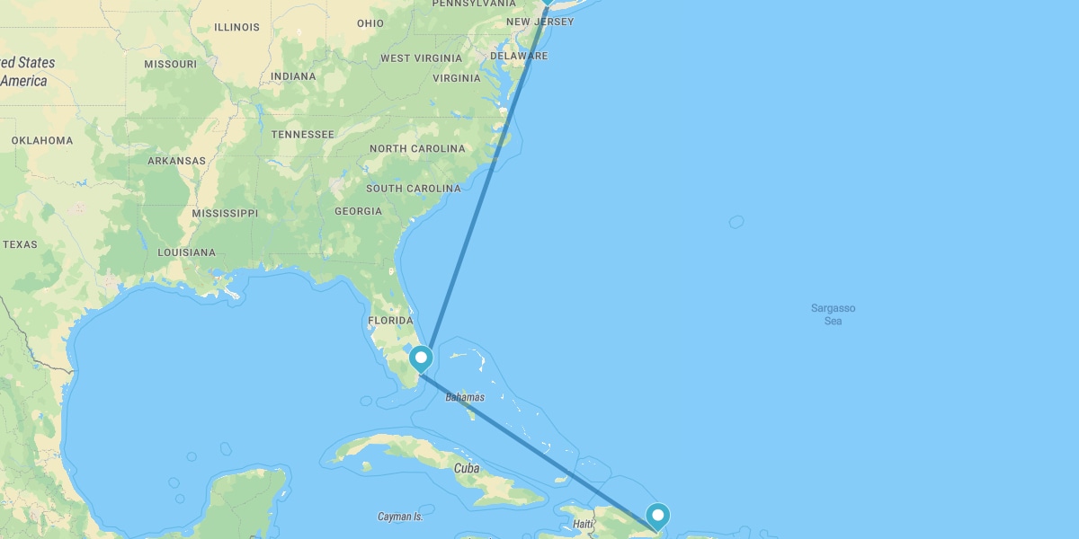 New York, Miami e Punta Cana